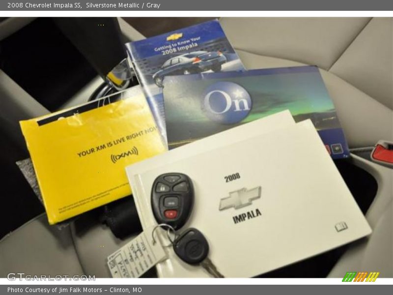 Silverstone Metallic / Gray 2008 Chevrolet Impala SS
