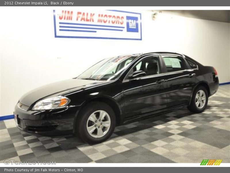 Black / Ebony 2012 Chevrolet Impala LS