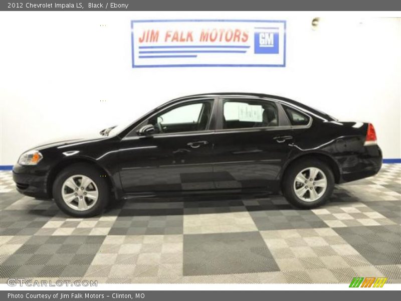 Black / Ebony 2012 Chevrolet Impala LS
