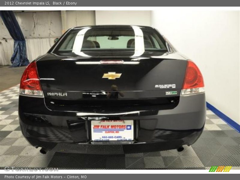 Black / Ebony 2012 Chevrolet Impala LS