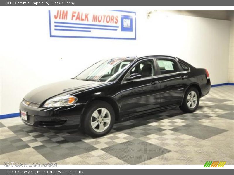 Black / Ebony 2012 Chevrolet Impala LS