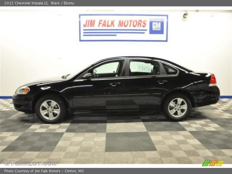 Black / Ebony 2012 Chevrolet Impala LS