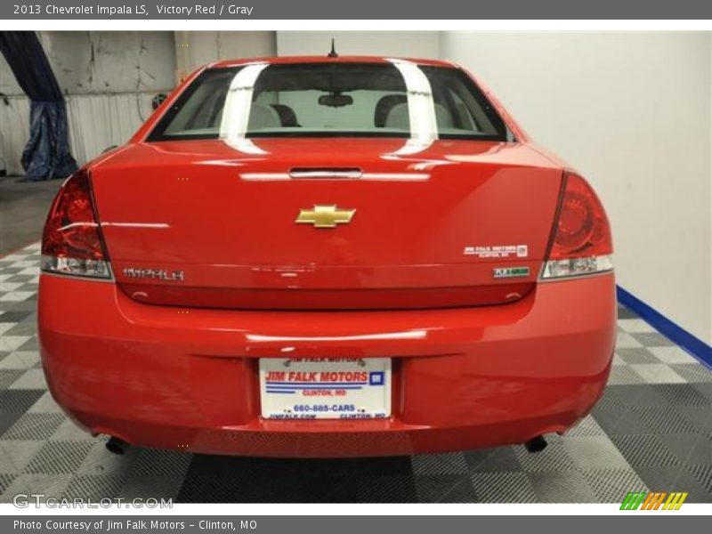 Victory Red / Gray 2013 Chevrolet Impala LS