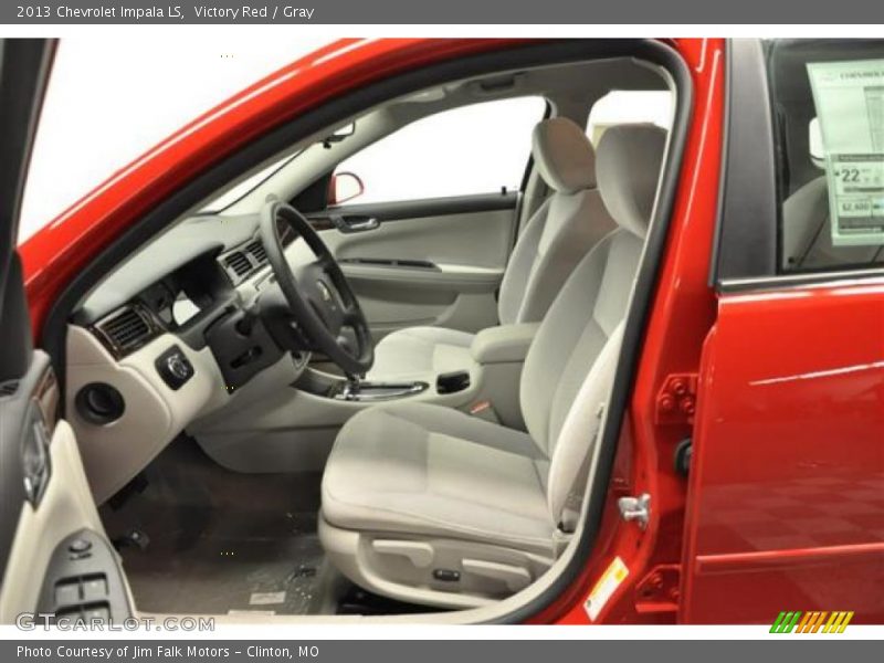 Victory Red / Gray 2013 Chevrolet Impala LS