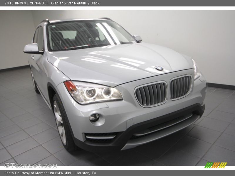 Glacier Silver Metallic / Black 2013 BMW X1 xDrive 35i
