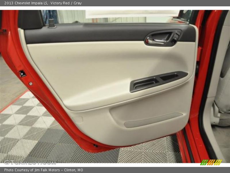 Victory Red / Gray 2013 Chevrolet Impala LS