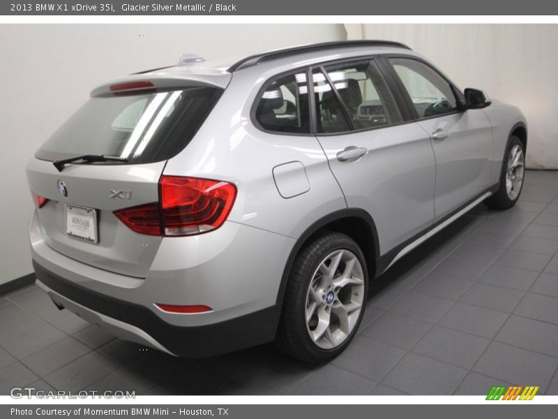 Glacier Silver Metallic / Black 2013 BMW X1 xDrive 35i