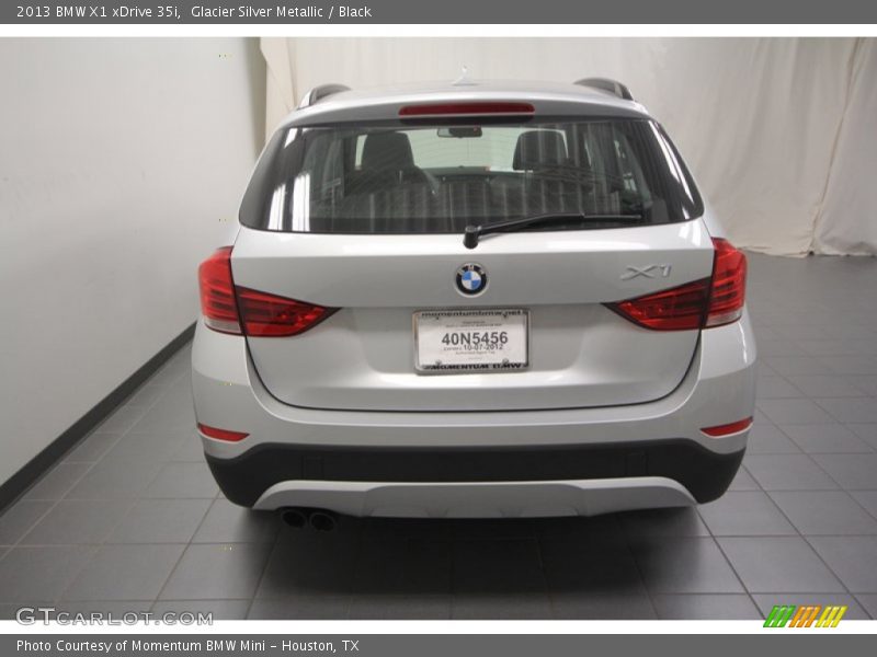 Glacier Silver Metallic / Black 2013 BMW X1 xDrive 35i