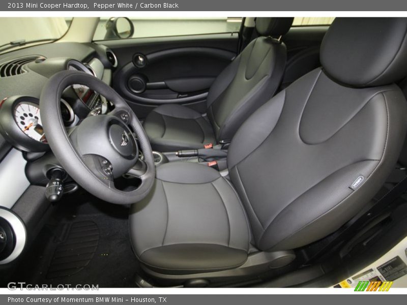 Pepper White / Carbon Black 2013 Mini Cooper Hardtop