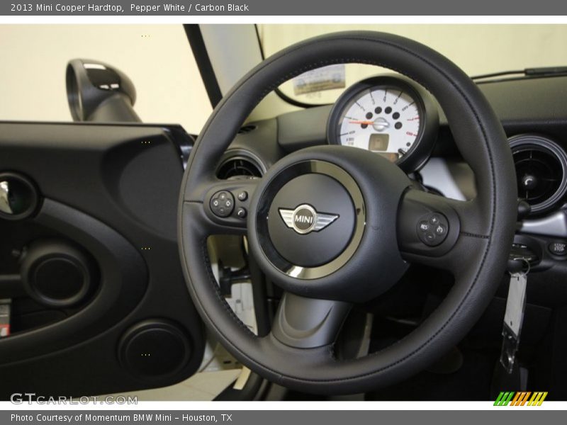 Pepper White / Carbon Black 2013 Mini Cooper Hardtop