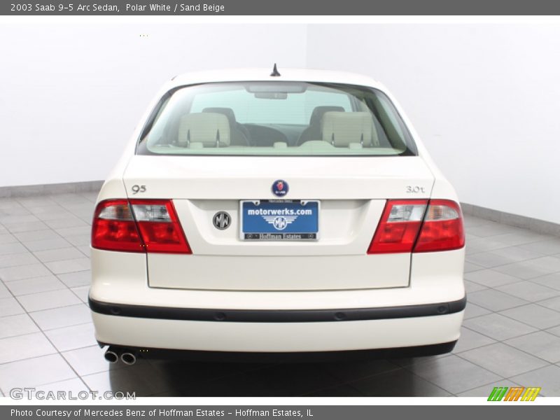 Polar White / Sand Beige 2003 Saab 9-5 Arc Sedan