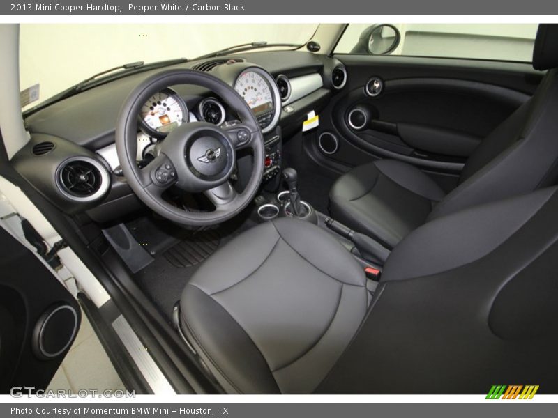 Pepper White / Carbon Black 2013 Mini Cooper Hardtop