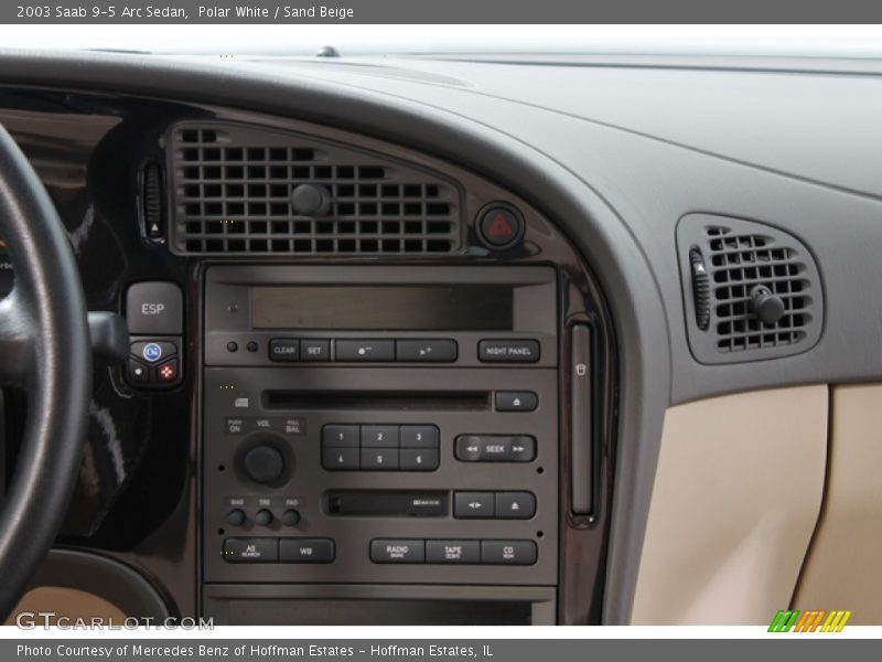 Polar White / Sand Beige 2003 Saab 9-5 Arc Sedan