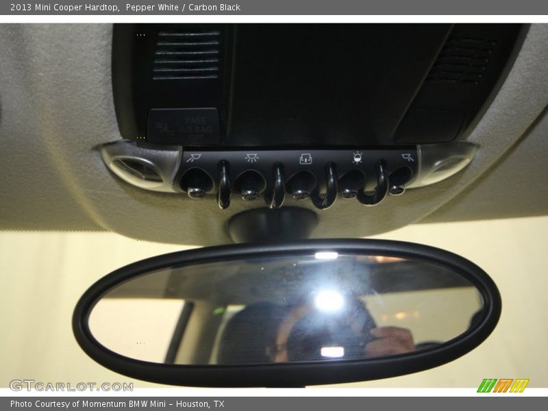 Pepper White / Carbon Black 2013 Mini Cooper Hardtop