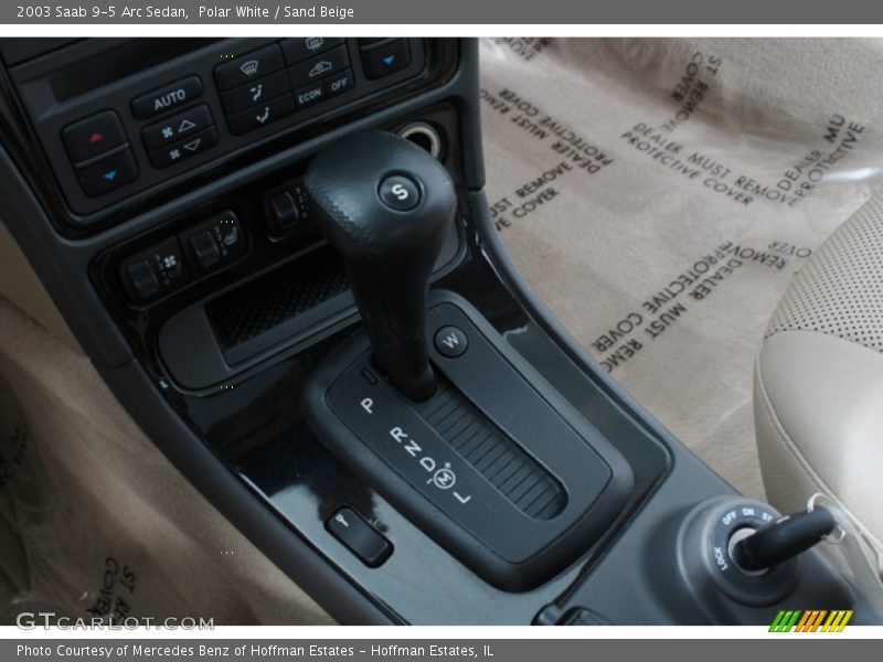 Polar White / Sand Beige 2003 Saab 9-5 Arc Sedan