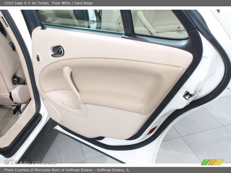 Polar White / Sand Beige 2003 Saab 9-5 Arc Sedan