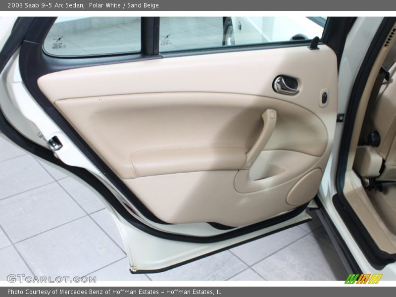 Polar White / Sand Beige 2003 Saab 9-5 Arc Sedan