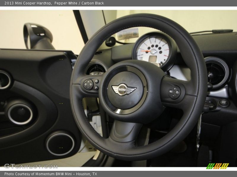 Pepper White / Carbon Black 2013 Mini Cooper Hardtop