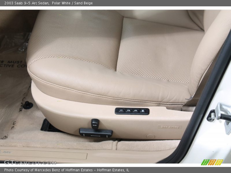 Polar White / Sand Beige 2003 Saab 9-5 Arc Sedan