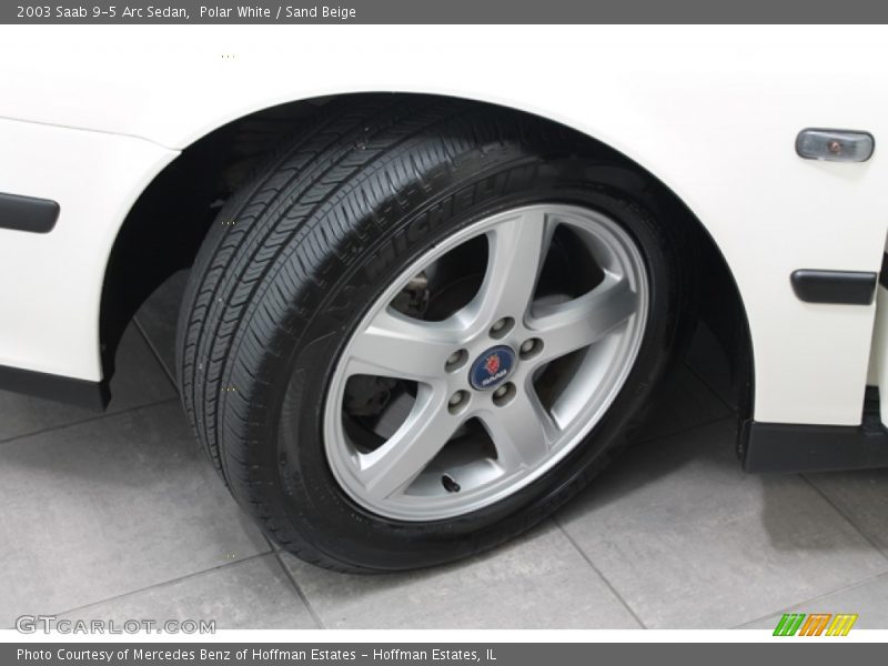 Polar White / Sand Beige 2003 Saab 9-5 Arc Sedan