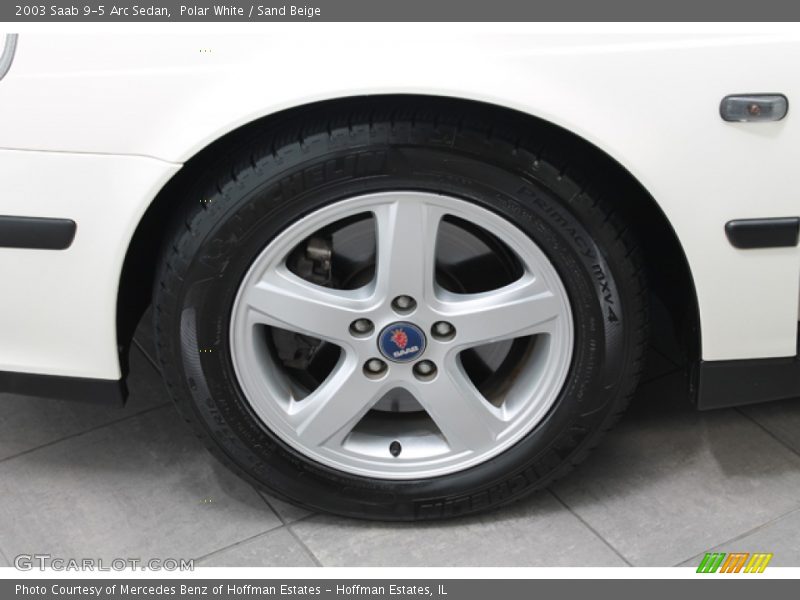 Polar White / Sand Beige 2003 Saab 9-5 Arc Sedan