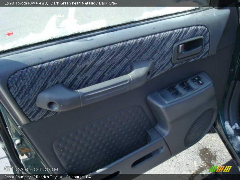 Dark Green Pearl Metallic / Dark Gray 1998 Toyota RAV4 4WD