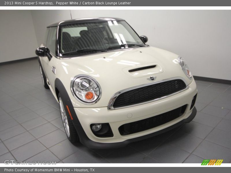 Pepper White / Carbon Black Lounge Leather 2013 Mini Cooper S Hardtop