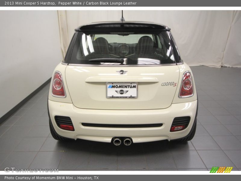 Pepper White / Carbon Black Lounge Leather 2013 Mini Cooper S Hardtop