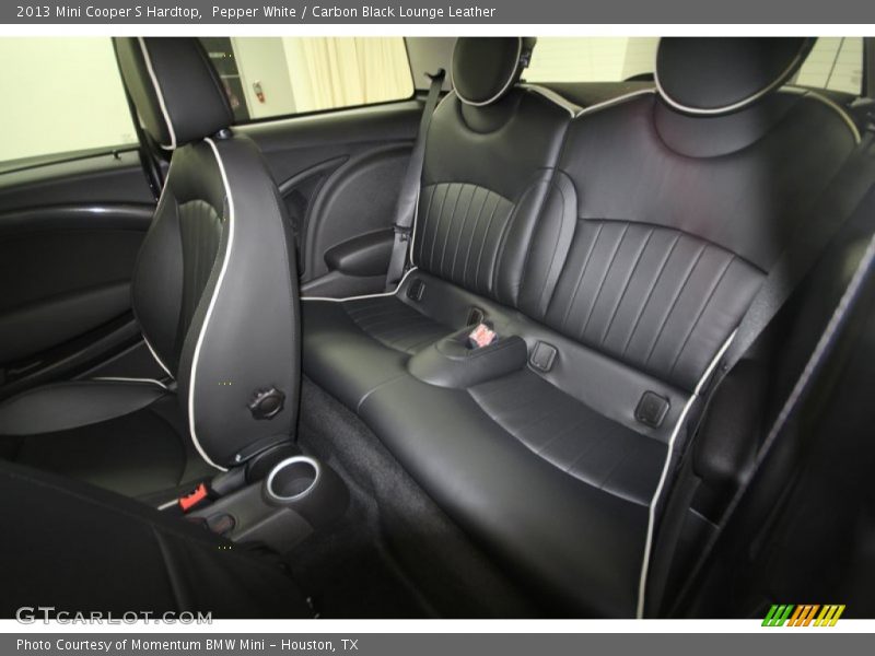 Pepper White / Carbon Black Lounge Leather 2013 Mini Cooper S Hardtop
