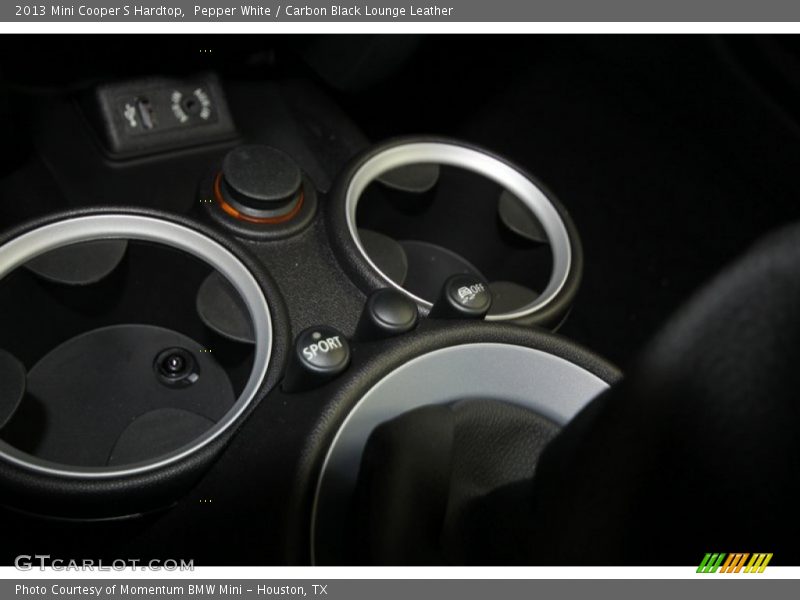 Pepper White / Carbon Black Lounge Leather 2013 Mini Cooper S Hardtop