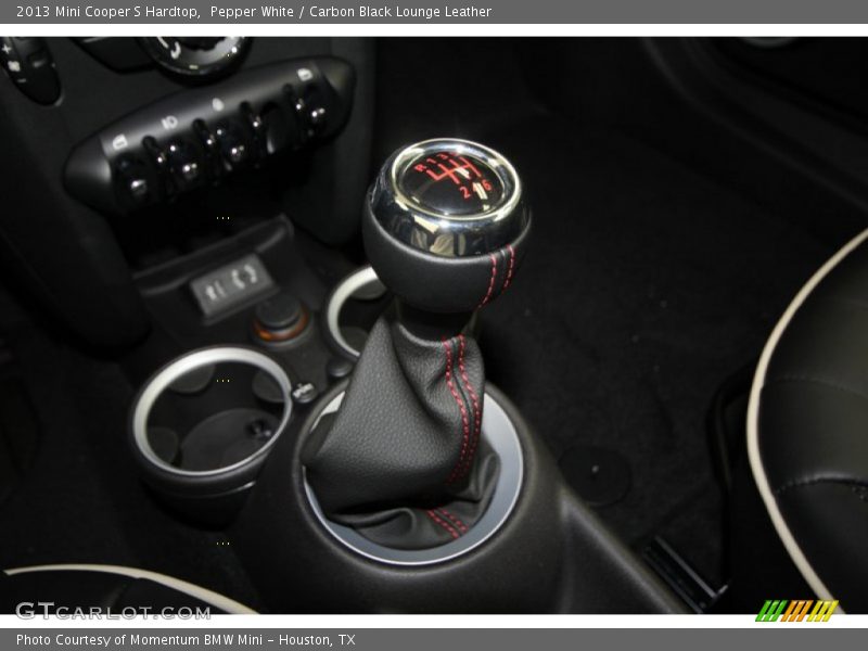 Pepper White / Carbon Black Lounge Leather 2013 Mini Cooper S Hardtop