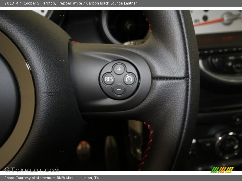 Pepper White / Carbon Black Lounge Leather 2013 Mini Cooper S Hardtop