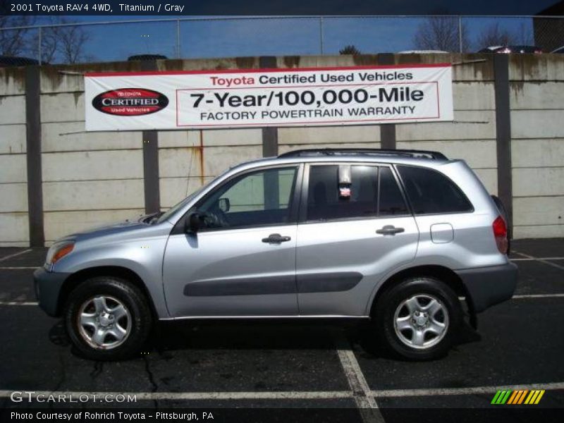 Titanium / Gray 2001 Toyota RAV4 4WD