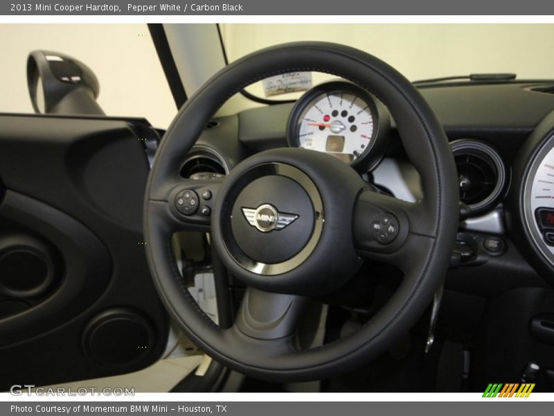 Pepper White / Carbon Black 2013 Mini Cooper Hardtop