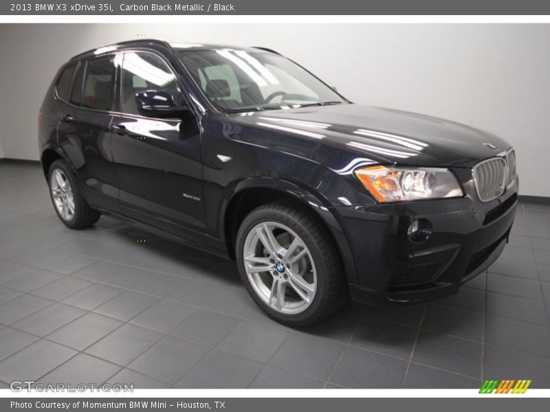 Carbon Black Metallic / Black 2013 BMW X3 xDrive 35i