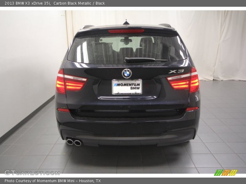 Carbon Black Metallic / Black 2013 BMW X3 xDrive 35i