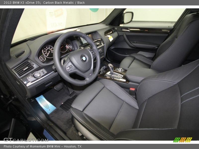 Carbon Black Metallic / Black 2013 BMW X3 xDrive 35i