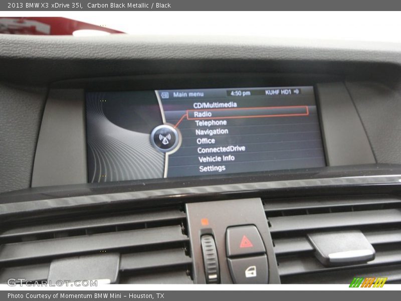 Carbon Black Metallic / Black 2013 BMW X3 xDrive 35i