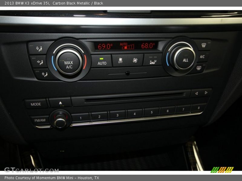 Carbon Black Metallic / Black 2013 BMW X3 xDrive 35i