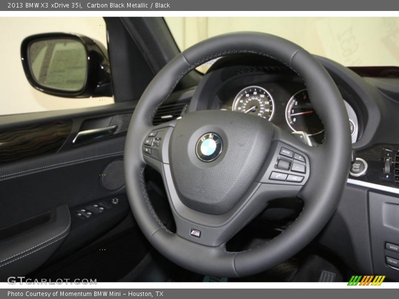 Carbon Black Metallic / Black 2013 BMW X3 xDrive 35i