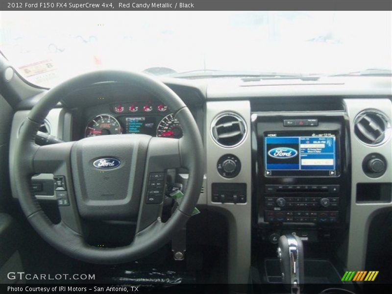 Red Candy Metallic / Black 2012 Ford F150 FX4 SuperCrew 4x4