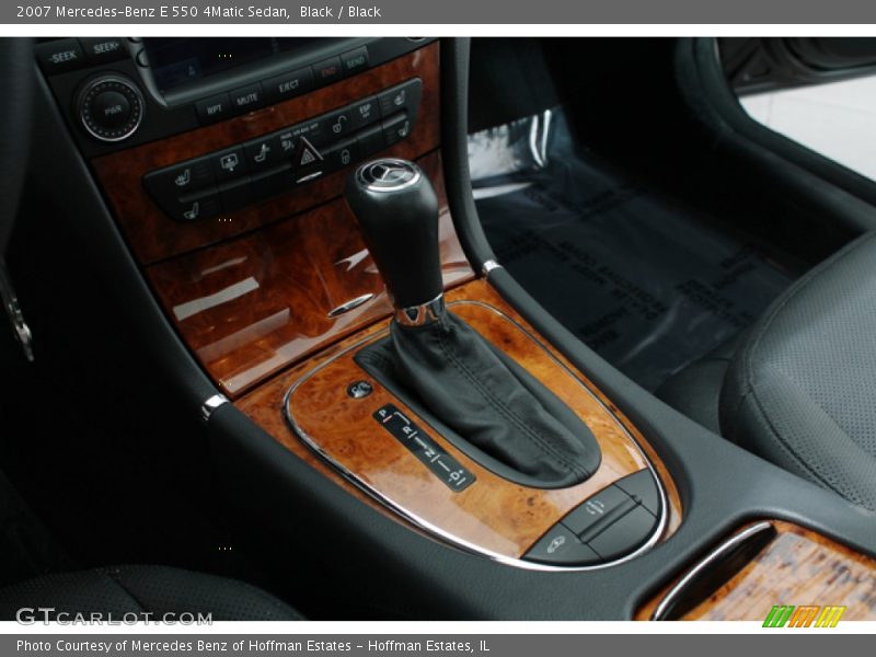 Black / Black 2007 Mercedes-Benz E 550 4Matic Sedan