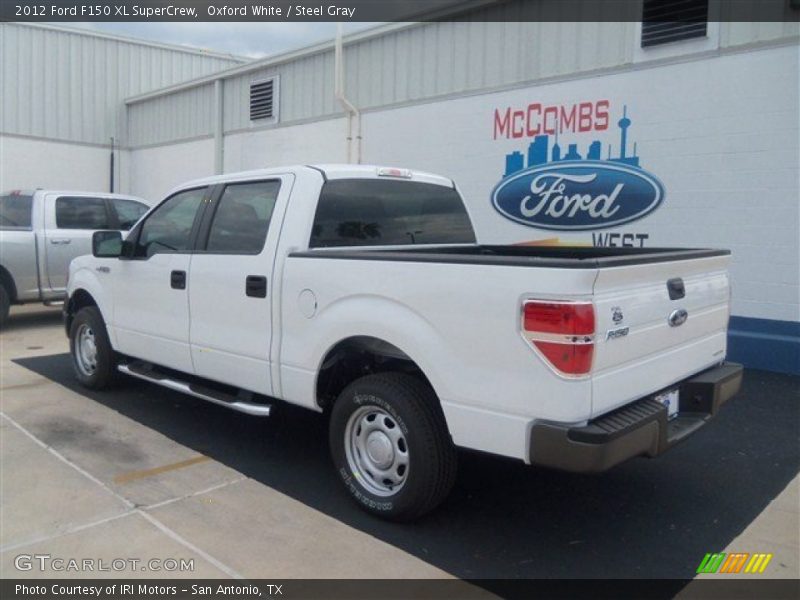 Oxford White / Steel Gray 2012 Ford F150 XL SuperCrew