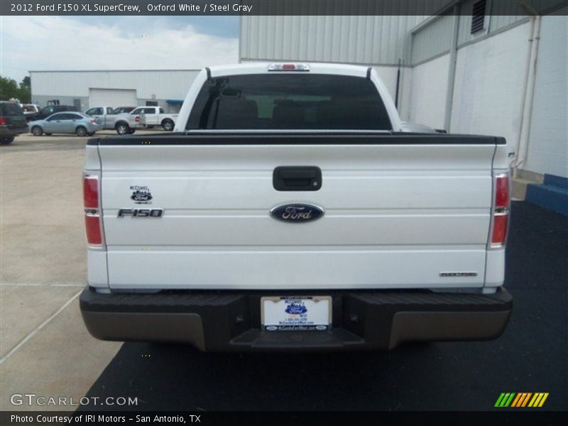 Oxford White / Steel Gray 2012 Ford F150 XL SuperCrew