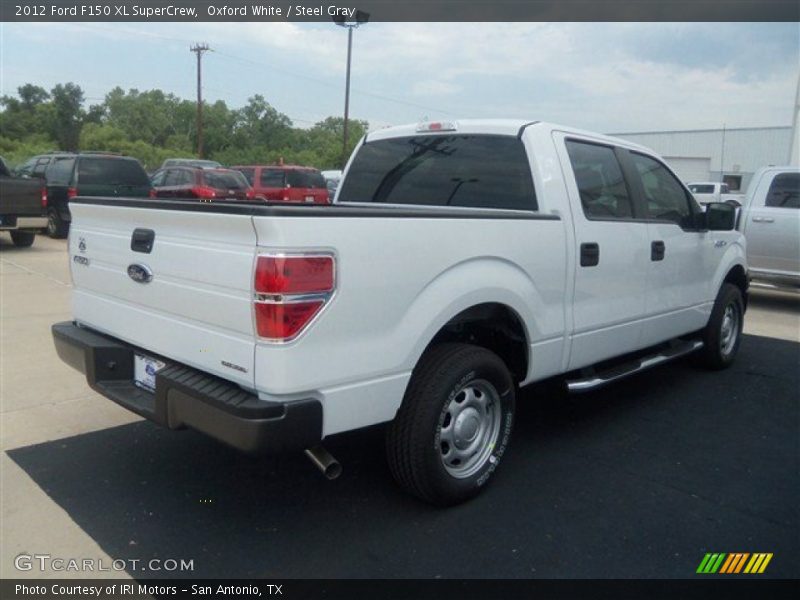 Oxford White / Steel Gray 2012 Ford F150 XL SuperCrew