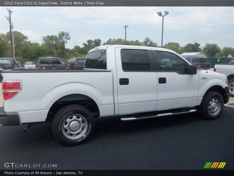 Oxford White / Steel Gray 2012 Ford F150 XL SuperCrew