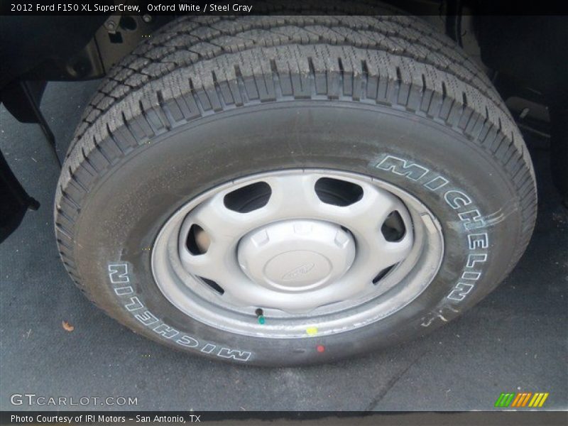 Oxford White / Steel Gray 2012 Ford F150 XL SuperCrew