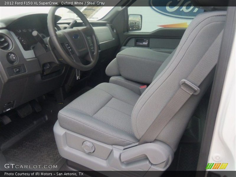 Oxford White / Steel Gray 2012 Ford F150 XL SuperCrew