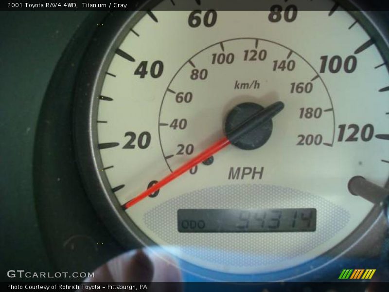 Titanium / Gray 2001 Toyota RAV4 4WD