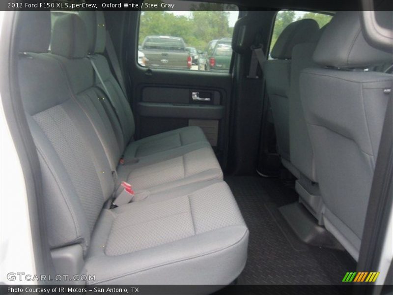 Oxford White / Steel Gray 2012 Ford F150 XL SuperCrew